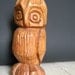 Vintage Handcarved Cherry Wood Owl