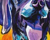 German Shorthaired pointer gsp art print pop dog art bright colors 13x19" LEA