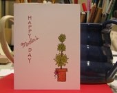 Mother's Day Card, Handstamped by M Blanchard Designs