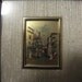 Vintage Foglia D'oro Chromolithograph Artist Signed 23K gold scene of Rome Now 20 USD