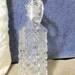 Vintage Pressed Glass Cruet Bottles with Stoppers EAPG Both Only 6 USD