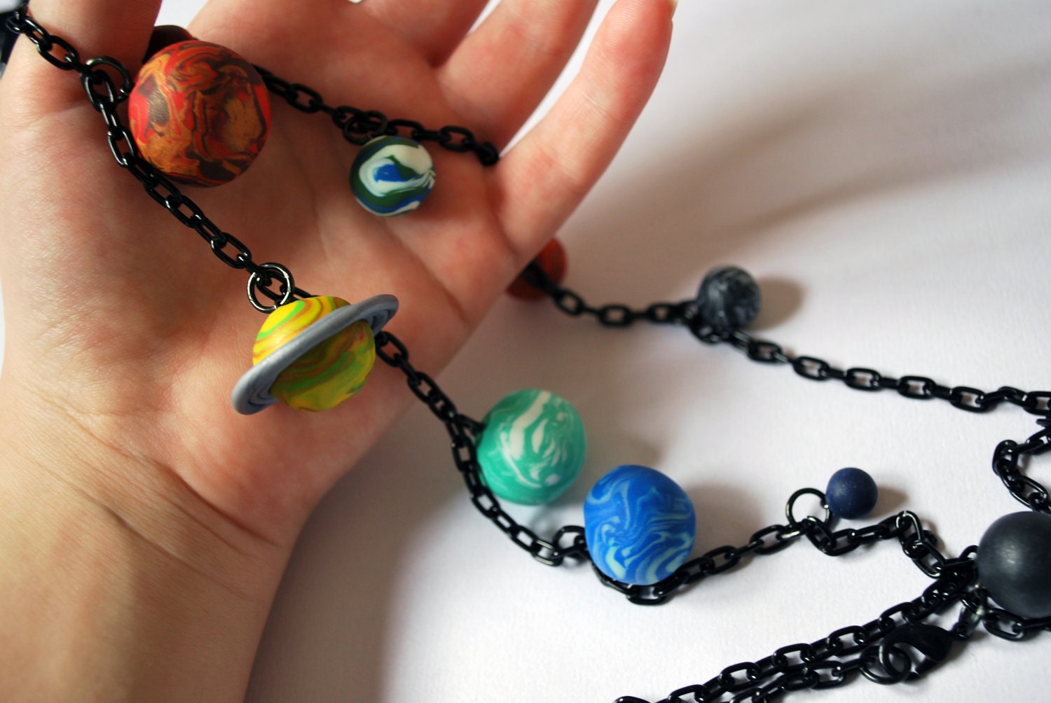 Solar System Necklace
