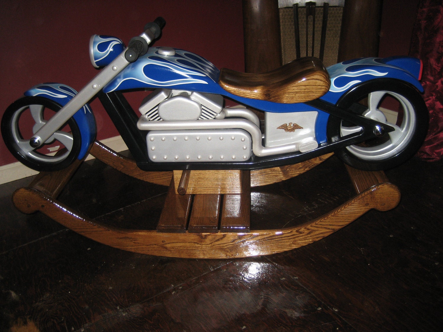 Chace, The Chopper - Custom Designed Wooden Motorcycle - Collectable