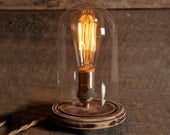The Original Bell Jar Table Lamp, Includes EDISON bulb, FREE SHIPPING