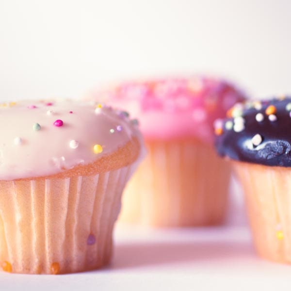 Cupcake kitchen decor print - 5x5 Fine art photography print pink vintage inspired fine art photograph pink pastels cake - Cupcake Love