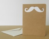 Mustache Notecards Variety Pack -- Set of 10