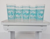 Vintage Turquoise Glasses