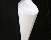 Wedding Party Favor Cones for Fries Chips Cocktail Hour Wax Paper Lined Il_170x135