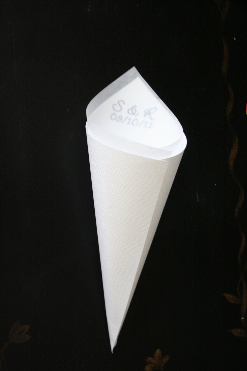 Wedding Party Favor Cones for Fries Chips Cocktail Hour Wax Paper Lined Il_570xn