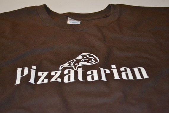 Brown pizza lover t shirt italian pie late night snack men vegetarian mushrooms funny college foodie tshirt gift for boyfriend husband
