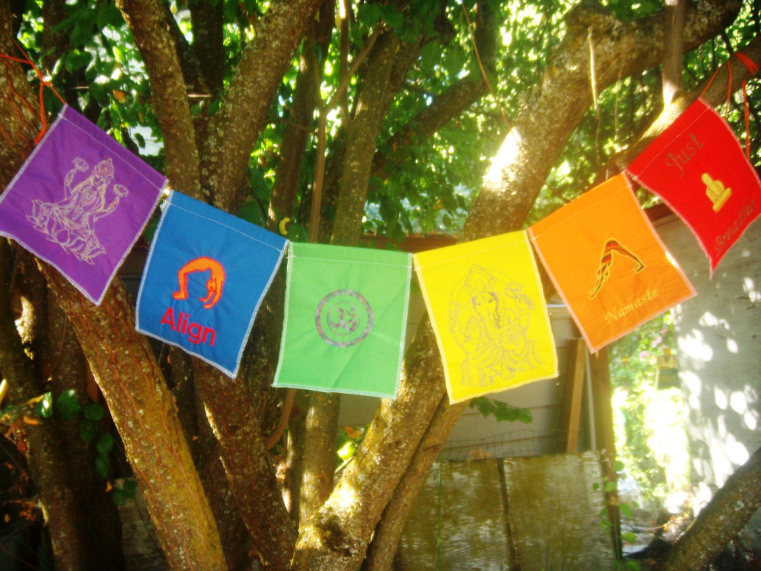 yoga flags