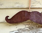 Handlebar Mustache Piñata (brown, party size)