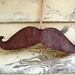Handlebar Mustache Piñata (brown, party size)