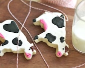 Dairy Cow Decorated Sugar Cookies