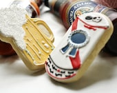 Beer Can And Stein 12 Pack Sugar Cookies - Dude Gifts