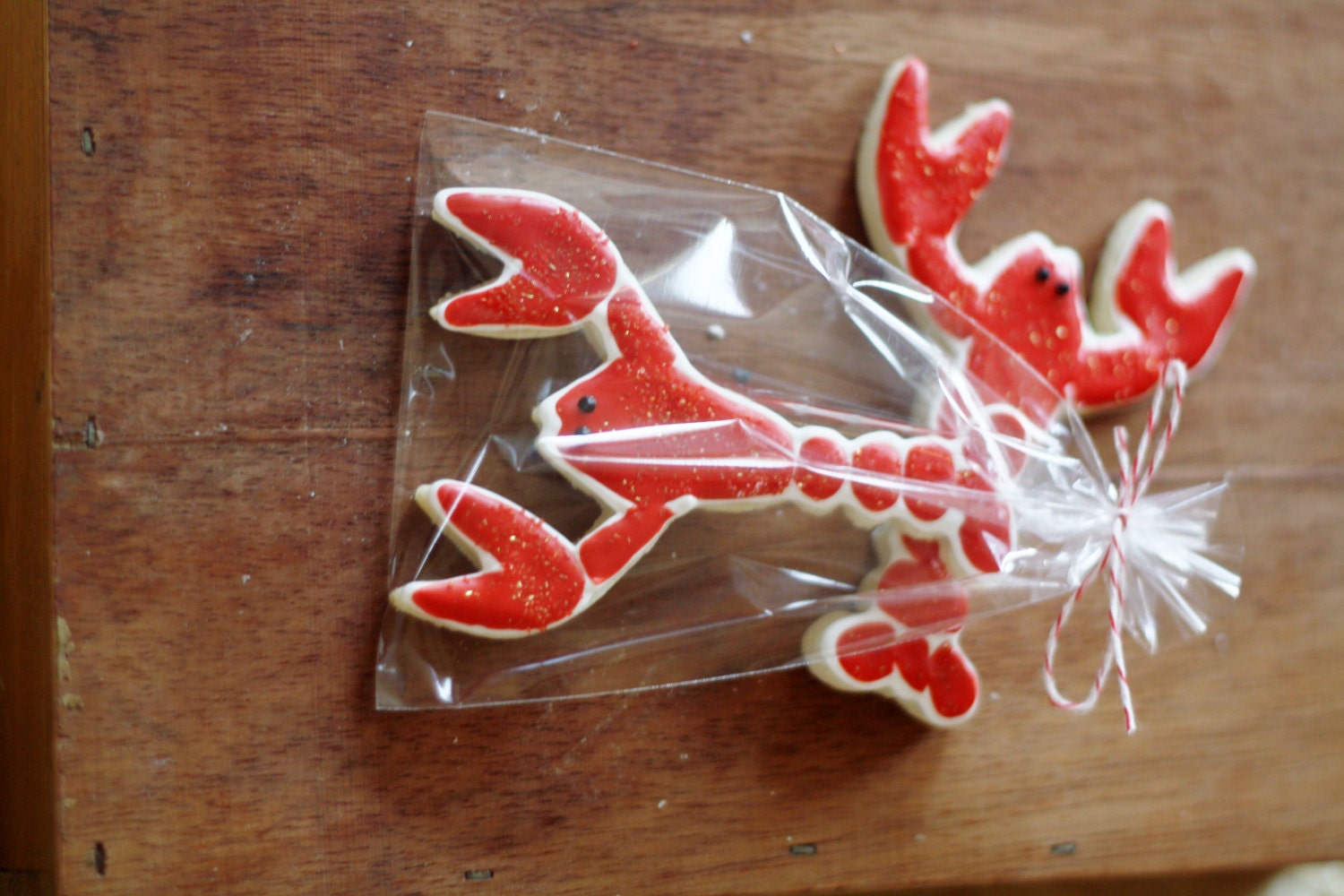 Lobster Decorated Sugar Cookies