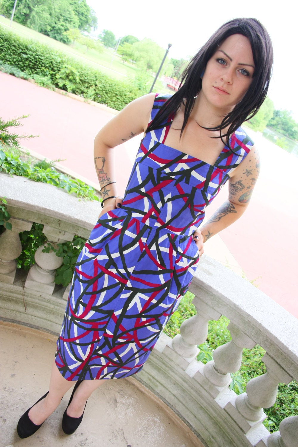 Vtg Saint Laurent Rive Gauche Dress / YSL Bombshell / Mod