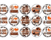 Real Girls Play Soccer ORANGE Bottle Cap Images 4x6 Printable Bottlecap Collage INSTANT DOWNLOAD