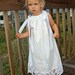 PILLOWCASE DRESS BEACH Portrait White Battenburg Lace