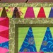 Carnival Wall Quilt, Art Quilt, Throw Quilt, Lap Quilt, Multi-Colors, Improvisational, 51" x 59"