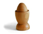 Montessori Baby Toy Egg and Cup Puzzle with Organic Beeswax Finish