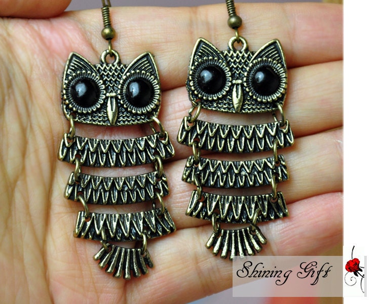 Cute Owl Earrings