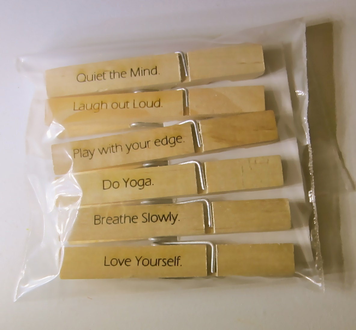 Do Yoga Clothes Pin Studio Decor For Students or Teachers