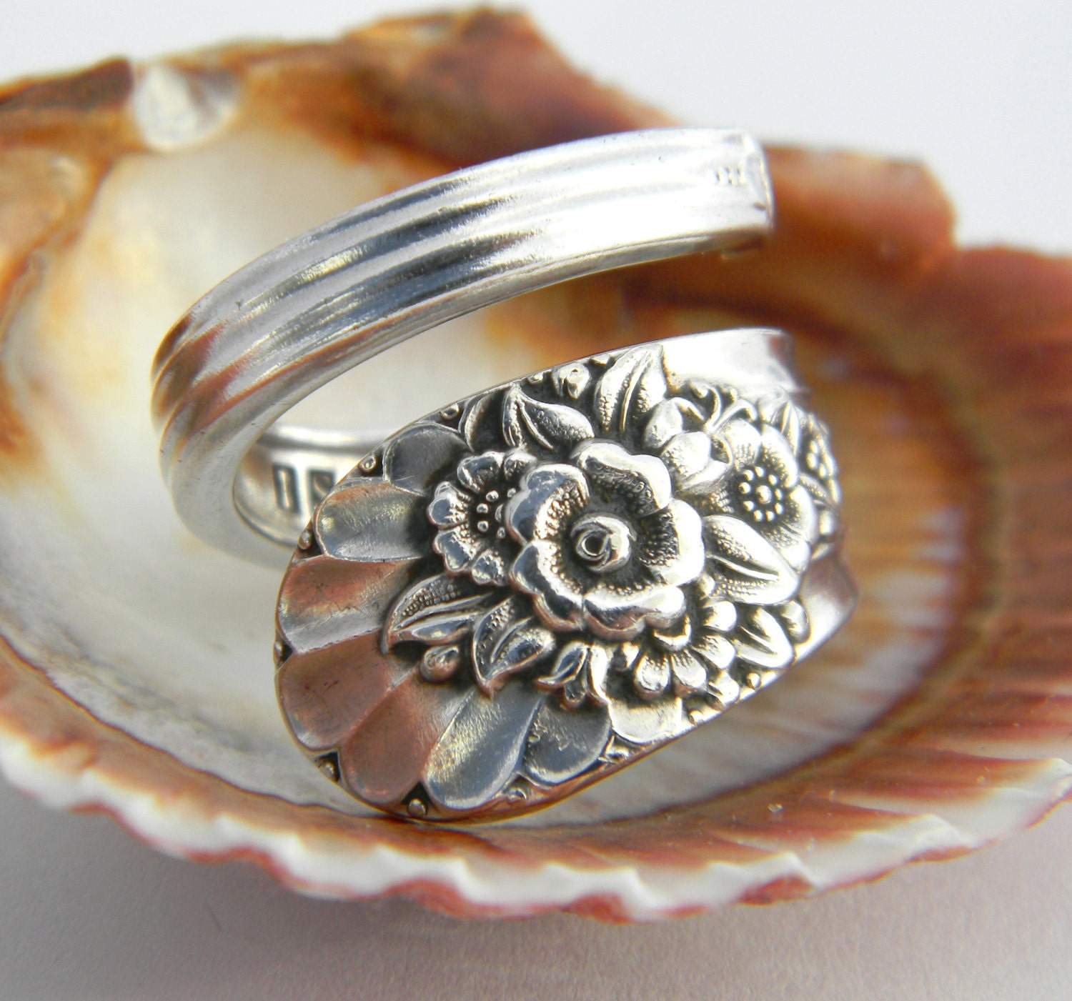 Set of 4 Bridesmaids Spoon Rings, Bridesmaids Gifts, Spoon Jewelry, BRIDESMAIDS JEWELRY, Wedding  Jewelry, Vintage Jewelry