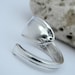 Silver Spoon Ring  - White Orchid 1953 - Silverware Jewelry