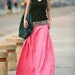 Fairy Light Pink Low Waist Long Maxi Skirt - NC130