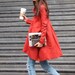 Spring Dress Long Sleeve Dress Shirt Loose Fitting Blouse Long Shirt Dress in Grey Blue - NC326
