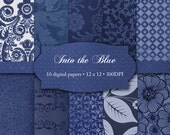 Into the Blue-Digital Papers