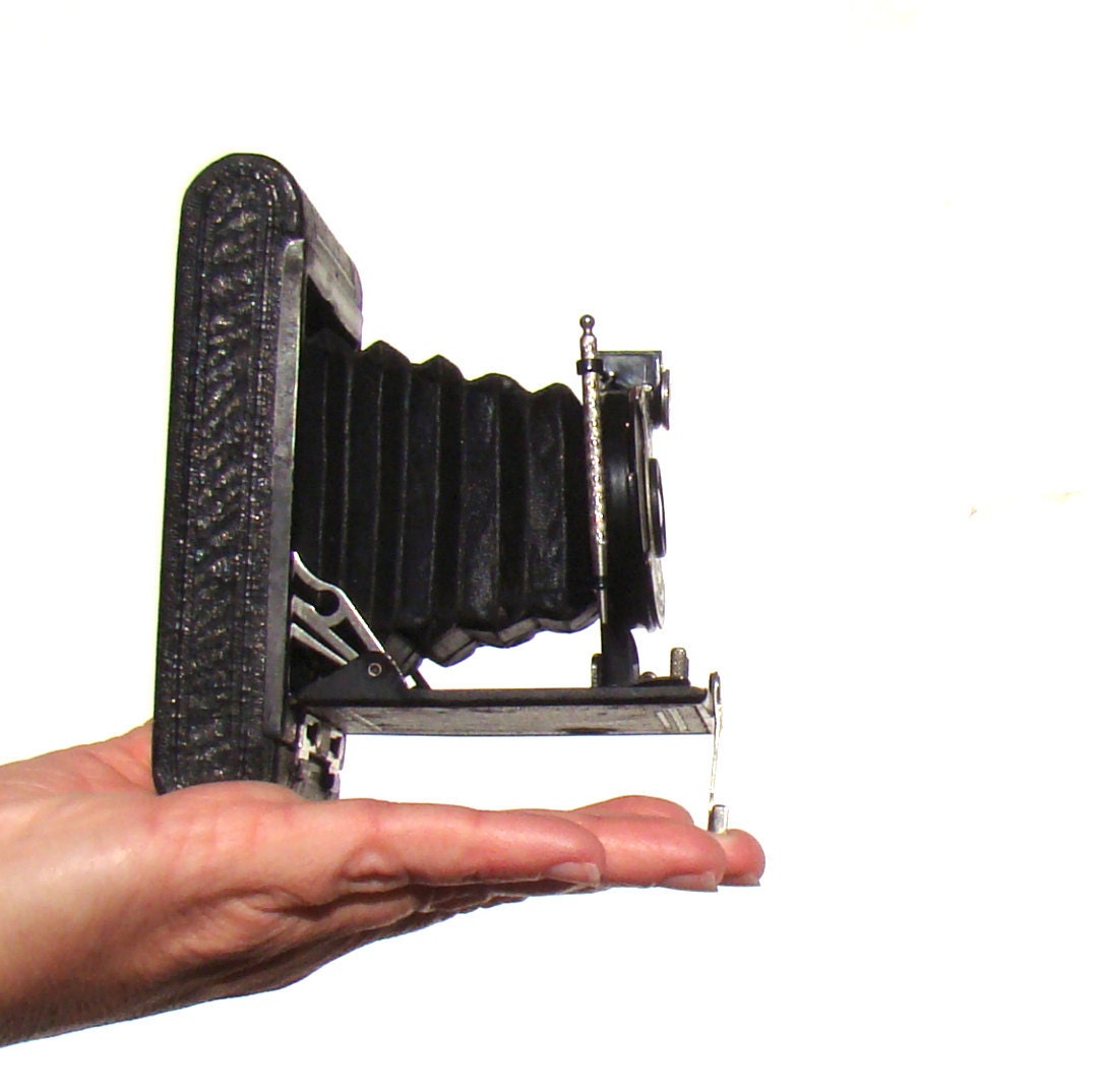 Antique Folding Pocket Camera -  Small - Vest Pocket Kodak Model B - Home Decor