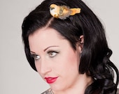 Now, Voyager Sequin Wing Bird Hair Clip-Dull Gold