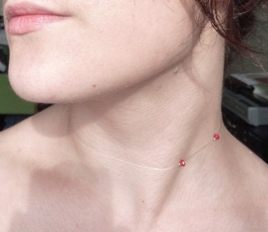 Vampire Victim Necklace in Bite Me - Weirdly Cute Halloween Glam Jewelry