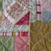 baby girls patchwork quilt pastel colours reversible
