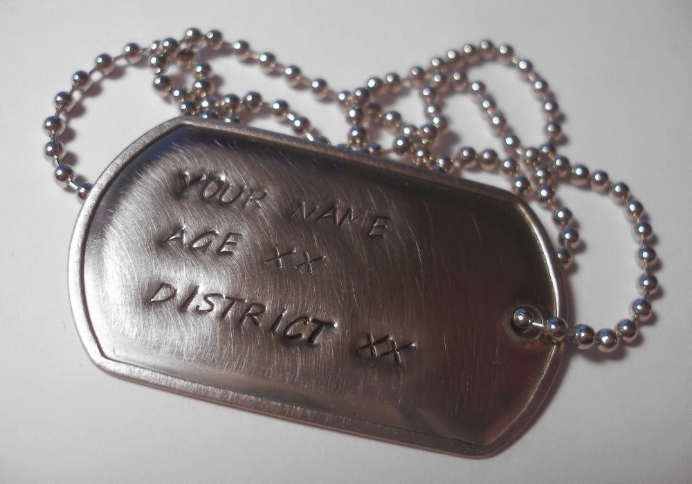 Hunger Games Custom Military Tag