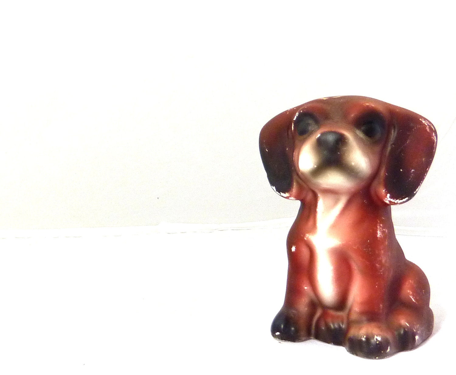 Lonely Puppy Vintage Figurine