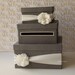 Wedding Card/ Money Box Gift Card Holder - choose your box & flower colors