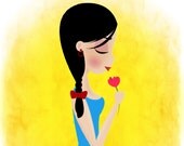 Thinking of you- art print