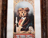 Tobacco Label from 1869 Art Print on Parchment Paper