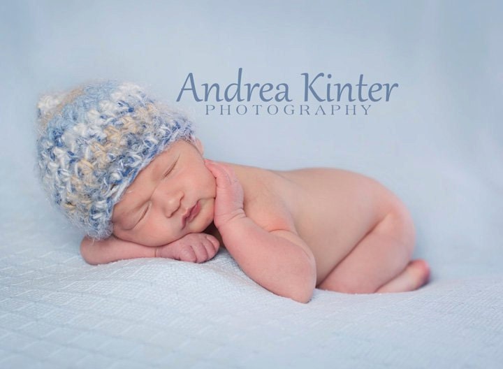 Soft  Simple Beanie Newborn Photography Prop
