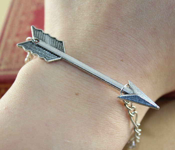 Arrow bracelet--In silver