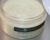 Organic Body Cream Intense Skin Restoring, RASPBERRY GUAVA - All Natural Body Butter / Face Cream 8 oz