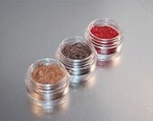 Eye Shadow, Mineral Makeup, Set of 3 - You Choose Colors, 5 gram jars with Sifters