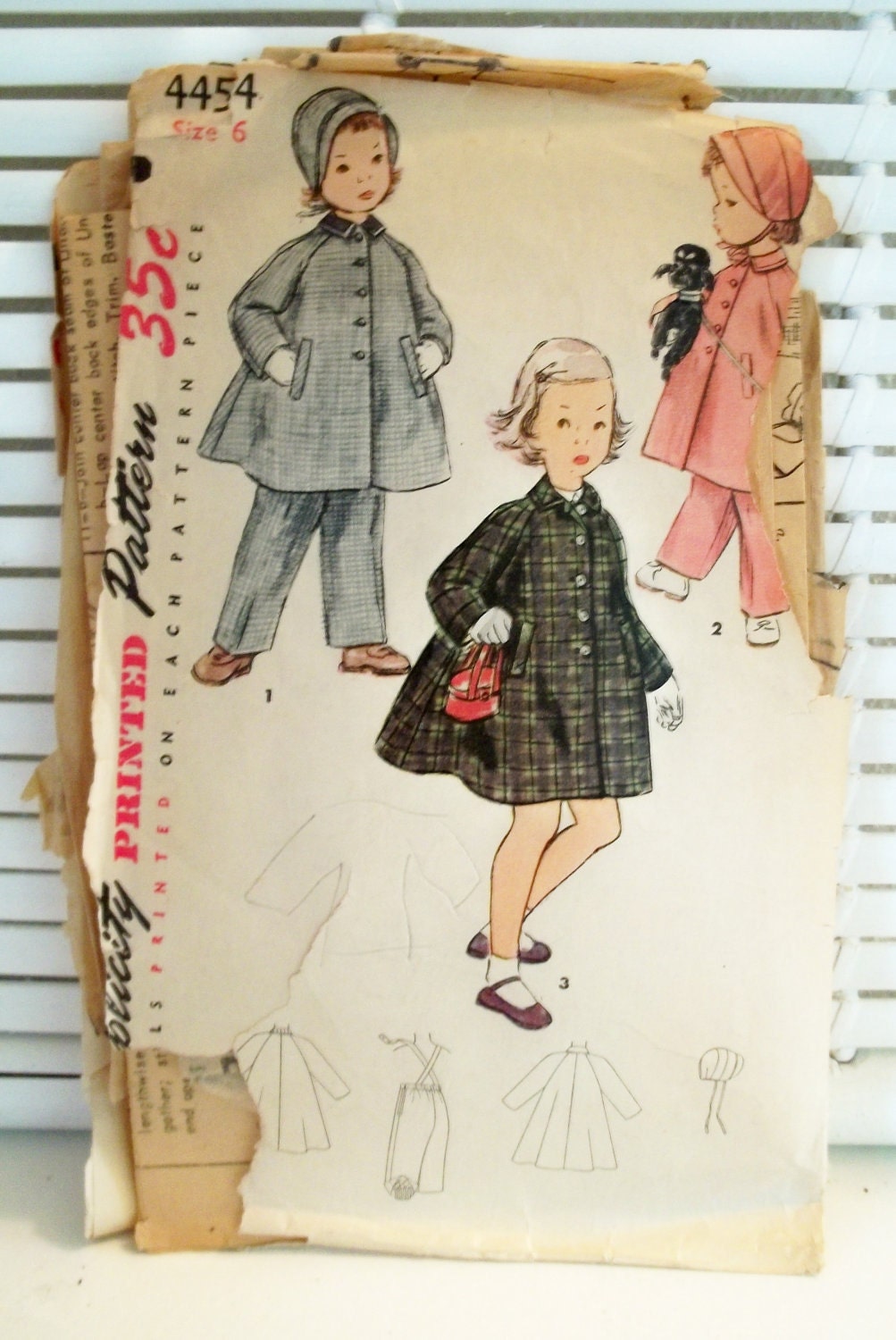 Sewing pattern 50s coats