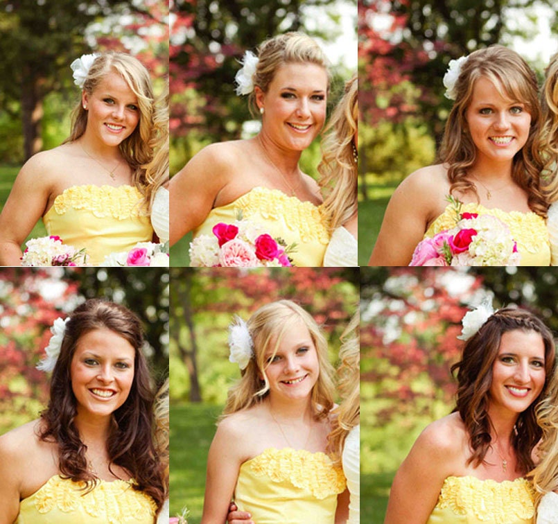 Bridal Party Flower Fascinators, Bridesmaids Fascinators, Bridesmaids Hairpieces - DEPOSIT