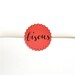 WEDDING ENVELOPE SEALS - Calligraphed Love-Related Stickers - Set of 8