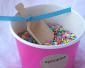 LiTTLe WooD SCooPS---use with candy buffets-Ice Cream Sundaes and Socials-weddings--sweet shop parties---set of 3 Il_170x135