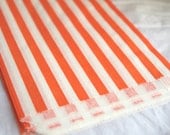 ViNTaGe SWeeT SHoP PaPER BAGs-- ORaNGe and WHiTe STRiPe party favors--gifts---weddings--showers--25ct Il_170x135